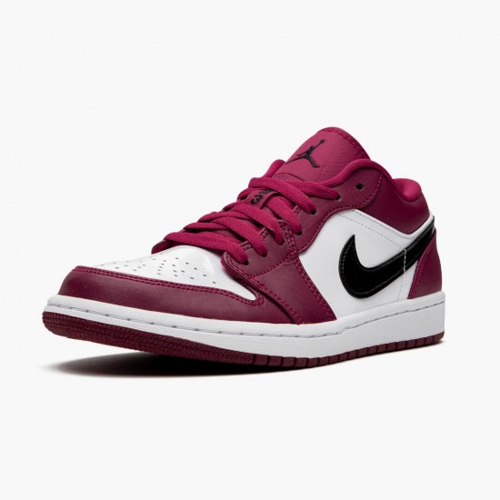 Air Jordans 1 I Low Noble Red Basketball Shoes Womens 553558 604