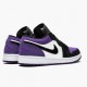 Air Jordans 1 Low Court Purple Is The Low Top Unisex Basketball Shoes Womens And Mens  553558 125