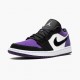 Air Jordans 1 Low Court Purple Is The Low Top Unisex Basketball Shoes Womens And Mens  553558 125