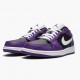 Air Jordans 1 Low Court Purple White Black Navy Womens And Mens 553558 501 