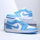 Air Jordans 1 Low Detailed With Crisp UNC Highlights Womens And Mens ao9944 441 