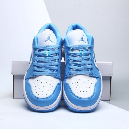 Air Jordans 1 Low Detailed With Crisp UNC Highlights Womens And Mens ao9944 441