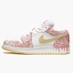 Air Jordans 1 Low GS Paint Drip Arctic Pink Youth CW7104 601 