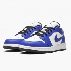 Air Jordans 1 Low Retro Game Royal White Youth 553560 124 