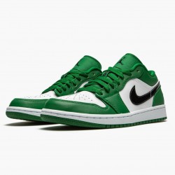 Air Jordans 1 Retro Low Pine Green Black White AJ1 Basketball Womens And MensShoes 553558 301 