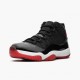 Air Jordans 11 Bred Black Varsity Red AJ11 Retro Basketball Shoes Mens 378037 010