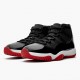 Air Jordans 11 Bred Black White Varsity Red Womens And Mens 378037 061