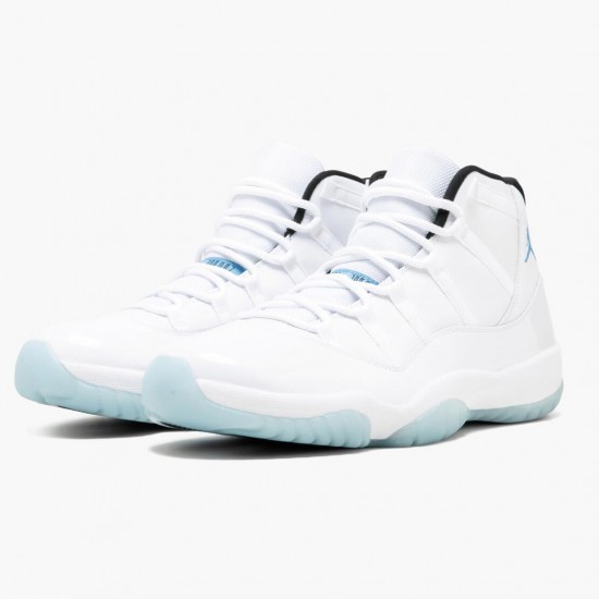 Air Jordans 11 Retro Legend Azul Columbia Womens And Mens 378037 117