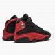 Air Jordans 13 Bred Black AJ13 True Red White Basketball Mens 414571 004