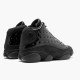 Air Jordans 13 Cap And Gown Triple Black AJ13 Retro Black Basketball Shoes Mens  414571 012