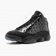 Air Jordans 13 Cap And Gown Triple Black AJ13 Retro Black Basketball Shoes Mens  414571 012