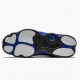 Air Jordans 13 Retro Black Hyper Royal Blue Sizes Mens 414571 040 