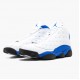 Air Jordans 13 Retro White Hyper Royal Black Latest Drop Shoes Womens And Mens 414571 117