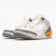 Air Jordans 3 Laser White Cement Grey Black Laser Orange Womens And Mens CK9246 108