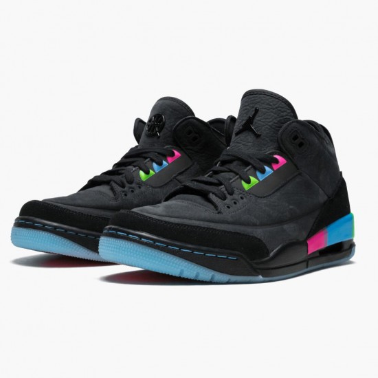 Air Jordans 3 Quai 54 Is the Next with a Clear Sole Womens And Mens at9195 001 