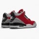 Air Jordans 3 Red Cement CHI Fire Grey Womens And Mens CU2277 600 