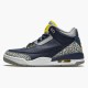 Air Jordans 3 Retro Michigan PE Basketball Sneakers Mens AJ3 820064