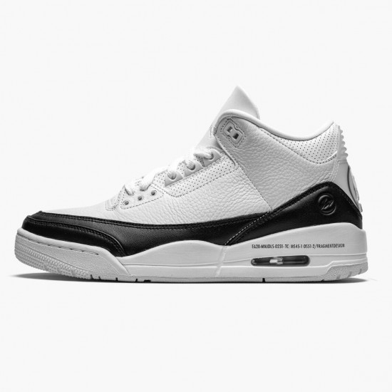 Air Jordans 3 Retro SP White Black Fragment Desigh AJ3 Basketball Shoes Mens DA3595 100