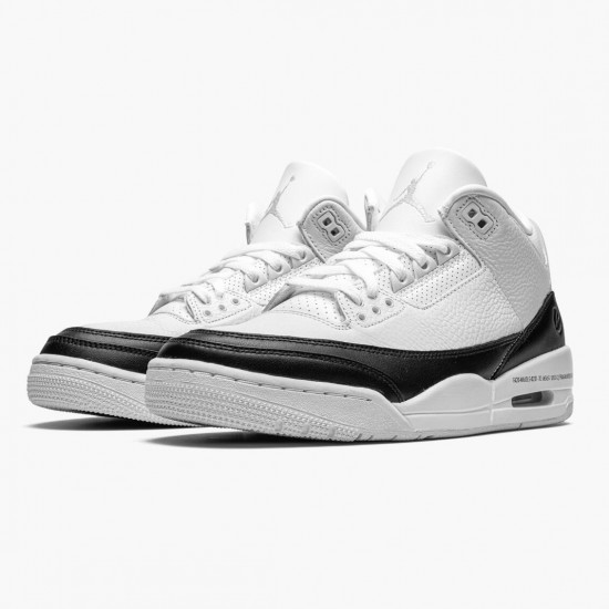 Air Jordans 3 Retro SP White Black Fragment Desigh AJ3 Basketball Shoes Mens DA3595 100