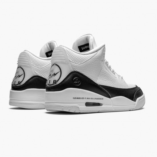 Air Jordans 3 Retro SP White Black Fragment Desigh AJ3 Basketball Shoes Mens DA3595 100