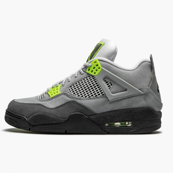 Air Jordans 4 IV Retro SE Air Max 95 Neon Grey Green Black AJ4 Basketball Shoes Womens And Mens CT5342 007