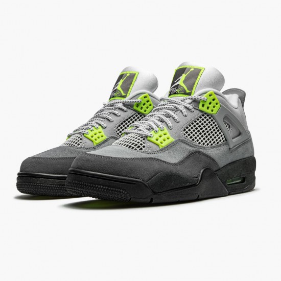 Air Jordans 4 IV Retro SE Air Max 95 Neon Grey Green Black AJ4 Basketball Shoes Womens And Mens CT5342 007