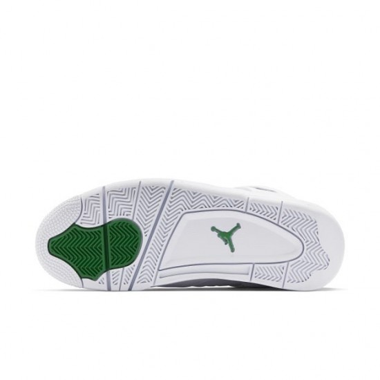 Air Jordans 4 Retro Metallic Green White AJ4 Basketball Shoes Womens And Mens CT8527 113