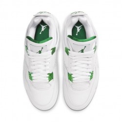 Air Jordans 4 Retro Metallic Green White AJ4 Basketball Shoes Womens And Mens CT8527 113 