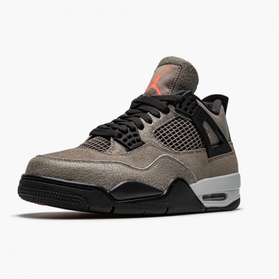 Air Jordans 4 Retro Taupe Haze Oil Grey Off White Infra Red AJ4 Basketball Shoes Womens And Mens DB0732 200