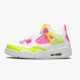 Air Jordans 4 Retro White Lemon Pink GS Youth Grade School 2020 Womens And Mens CV7808 100