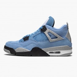 Air Jordans 4 University Blue UNC Tech Grey White Black AJ4 Basketball Shoes Womens And Mens CT8527 400 