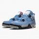 Air Jordans 4 University Blue UNC Tech Grey White Black AJ4 Basketball Shoes Womens And Mens CT8527 400