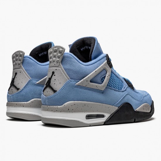 Air Jordans 4 University Blue UNC Tech Grey White Black AJ4 Basketball Shoes Womens And Mens CT8527 400