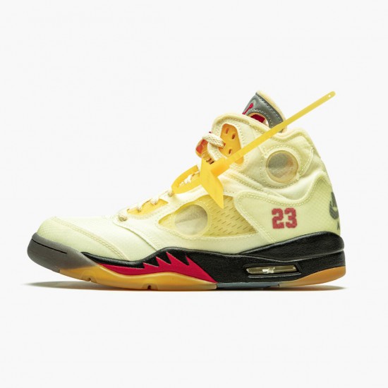 Air Jordans 5 Off White Sail Release Information Womens And Mens DH8565 100