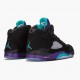 Air Jordans 5 Retro Black Grape AJ5 Basketball Shoes Womens And Mens 136027 007 