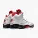 Air Jordans 5 Retro Fire Red Silver Tongue 2020 AJ5 Basketball Shoes Mens Da1911 102 