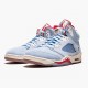 Air Jordans 5 Retro Trophy Room Ice Blue AJ5 Basketball Shoes Mens CI1899 400 