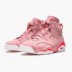 Air Jordans 6 Retro NRG Aleali May Millennial Pink AJ6 Basketball Shoes Womens CI0550 600