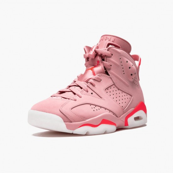 Air Jordans 6 Retro NRG Aleali May Millennial Pink AJ6 Basketball Shoes Womens CI0550 600