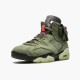 Air Jordans 6 SP Cactus Jack Olive AJ6 Retro Basketball Mens CN1084 200