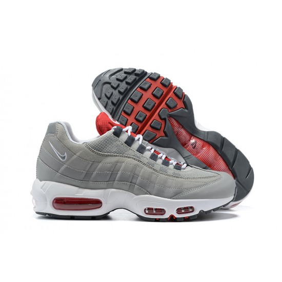 Nike Air Max 95 TT Grey White and Red Mens sneakers