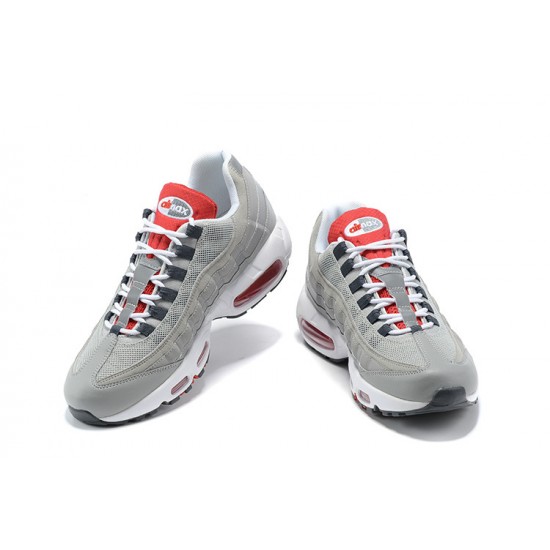 Nike Air Max 95 TT Grey White and Red Mens sneakers