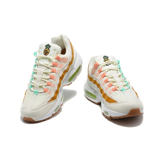 Nike Air Max 95 TT White  Green Brown Mens sneakers CZ0154-100