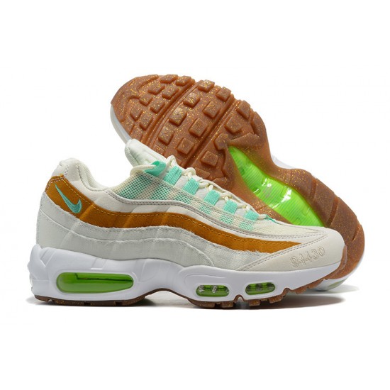 Nike Air Max 95 TT White  Green Brown Mens sneakers CZ0154-100