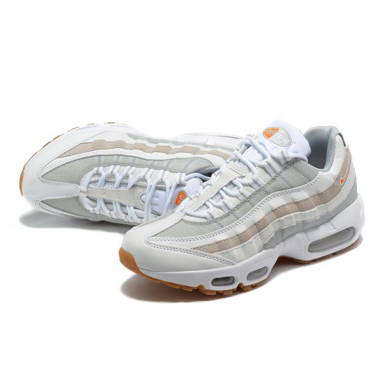 Nike Air Max 95 TT White Grey and Orange Mens sneakers DM0011-100