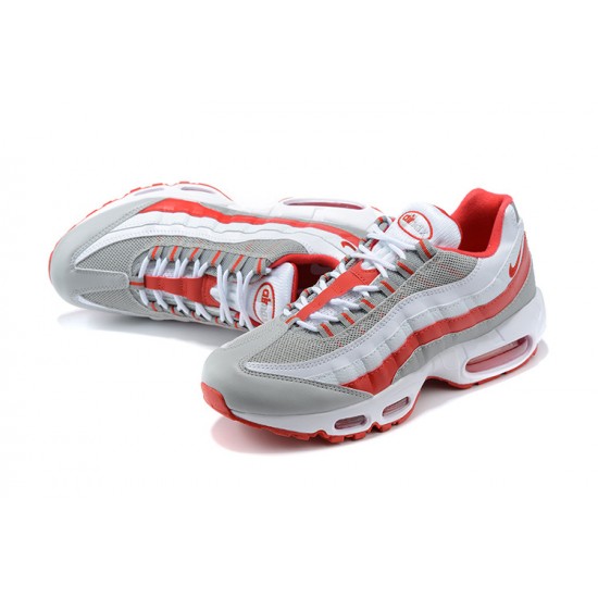 Nike Air Max 95 TT White Red and Grey Mens sneakers