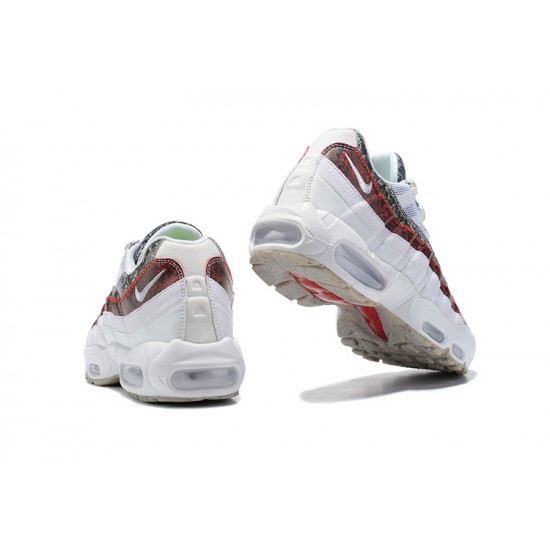 Nike Air Max 95 TT White and Red Mens sneakers