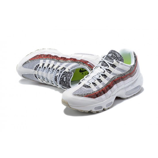 Nike Air Max 95 TT White and Red Mens sneakers