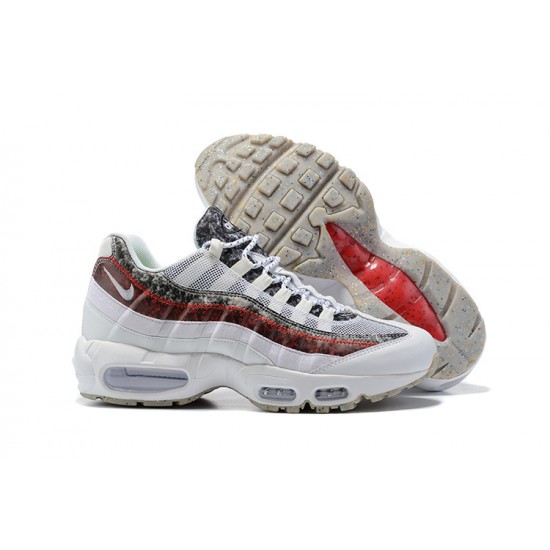 Nike Air Max 95 TT White and Red Mens sneakers