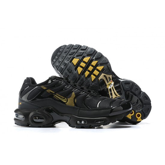 Nike Air Max Plus Tn Mens Shoes  Black Gold